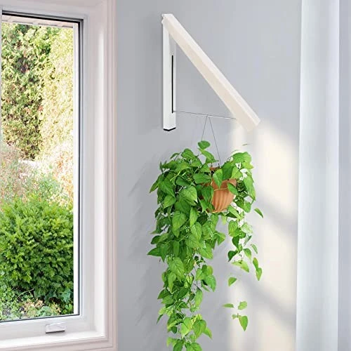 outdoor clothes drying wall rack